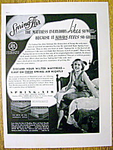 1937 Spring Air Mattress
