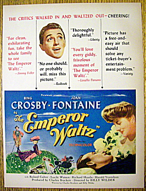 1948 The Emperor Waltz With Bing Crosby & Joan Fontaine