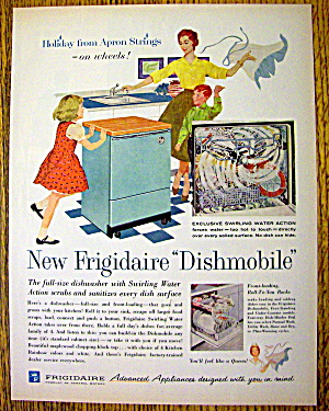 1960 Frigidaire Dishmobile With Mom & Children