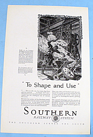 1927 Southern Railway System With A Blacksmith