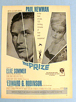 1963 The Prize With Paul Newman & Elke Sommer