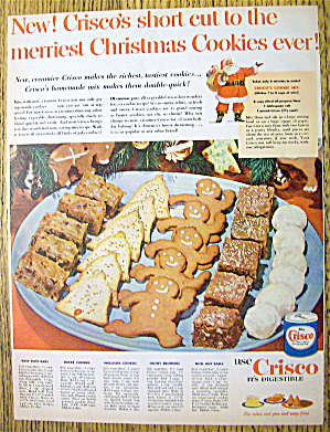 1952 Crisco With Christmas Cookies (7 Recipes)