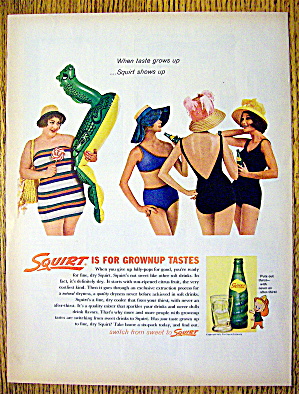 1962 Squirt With Four Women In Swim Suits