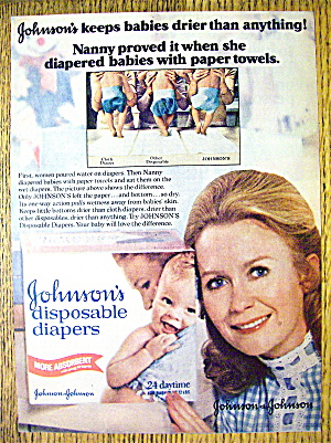 1977 Johnson's Diapers With Juliet Mills (The Nanny)