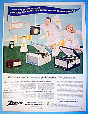 1956 Zenith With Radio & Portables