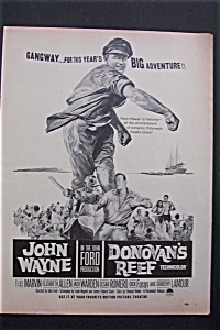 1963 Donovan's Reef With John Wayne