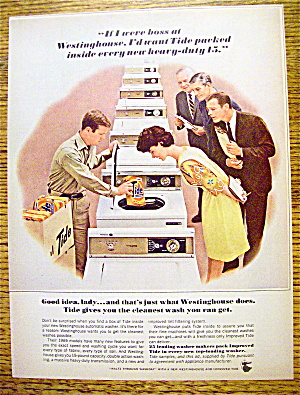1964 Westinghouse Washer With Tide Detergent