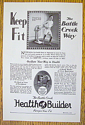 1929 Health Builder With Battle Creek Health Builder