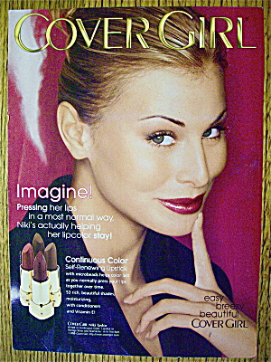 1999 Cover Girl Lipstick With Niki Taylor