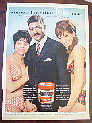 1967 Duke For Men With Man & 2 Women In Bathing Suits