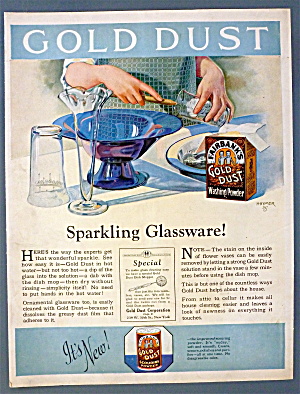 1925 Gold Dust Washing Powder W/woman Doing Dishes
