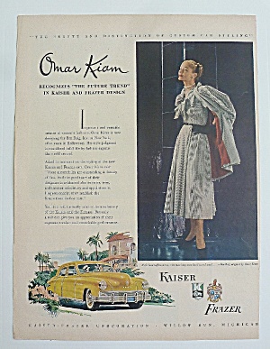 1948 Kaiser/frazer With Lovely Woman