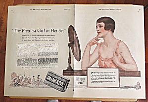 1926 Palmolive Soap With Woman Looking In Mirror
