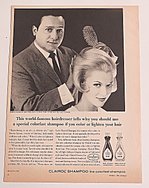 1963 Clairol Shampoo With Enrico Caruso