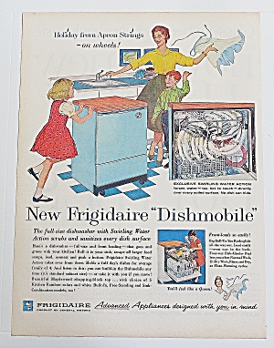 1960 Frigidaire Dishmobile With Mom & Children