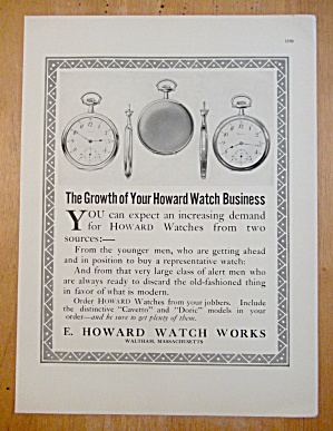 1913 E Howard Watch Works With Cavetto & Doric