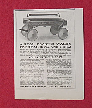 1924 Priscilla Company With Coaster Wagon
