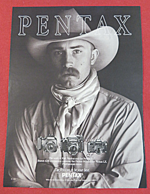 1986 Pentax Camera With The Pentax 6x7, 645 & Lx
