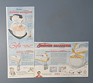 1958 Sunbeam Mixers With Mixmasters