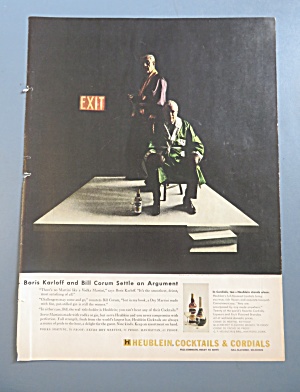 1956 Heublein Cocktails W/ Boris Karloff & Bill Corum