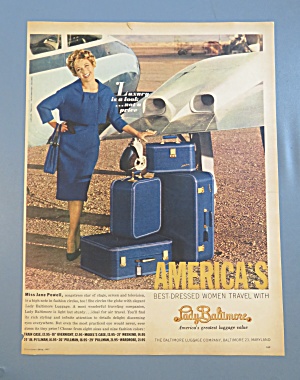 1961 Lady Baltimore Luggage With Miss Jane Powell