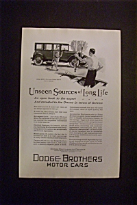 1926 Dodge Brothers Motor Cars