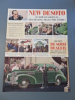 1938 New De Soto With Ted Husing