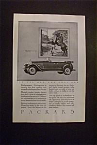 1926 Packard With A Great Model Of A Packard