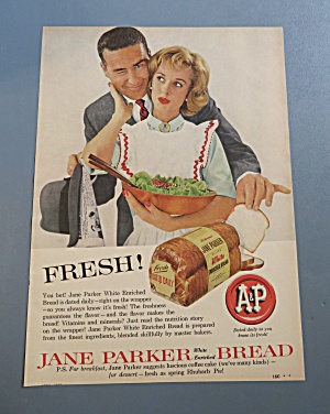 1960 Jane Parker Bread With Husband Stealing Bread