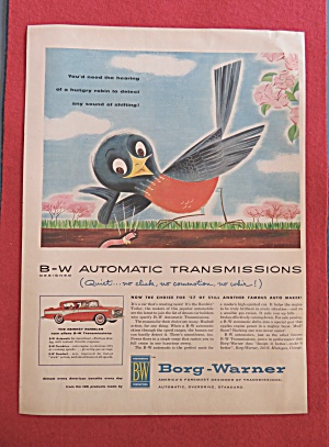 1957 Borg Warner Automatic Transmission With Bird