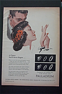 1951 Palladium With Woman Looking At A Ring