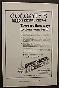 1920 Colgate Ribbon Dental Cream