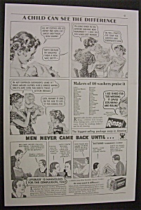 Vintage Ad: 1934 Rinso & Lifebuoy Health Soap