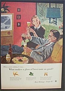 Vintage Ad: 1955 Beer Belongs By Pruett Carter