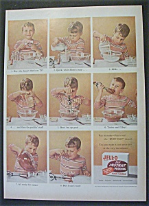 Vintage Ad: 1955 Jell-o Instant Pudding