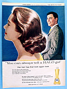 1958 Halo Shampoo With John Saxon (The Restless Years)