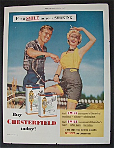 1955 Chesterfield Cigarettes