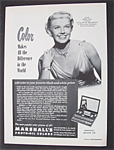 1951 Marshall's Photo-oil Colors With Doris Day