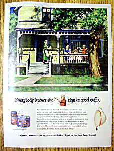 Vintage Ad: 1949 Maxwell House Coffee