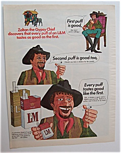1969 L & M Cigarettes