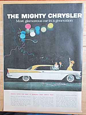 1957 Chrysler Automobile With Saratoga 2 Door Hardtop