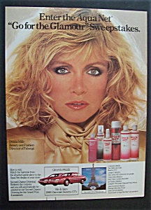 1987 Aqua Net Products With Donna Mills