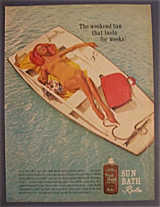 1961 Revlon Sun Bath Tanning Lotion