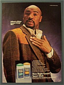 1988 Right Guard Sport Stick Deodorant With Man
