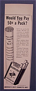 1942 Domino Cigarettes