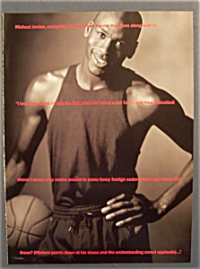 1990 Nike Basketball Shoes Ad With Michael Jordan
