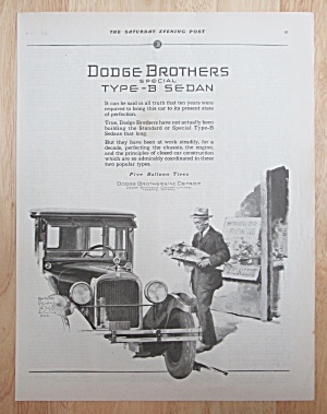 1925 Dodge Brothers Automobile W/ Type B Sedan