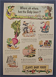 1944 Clapp's Baby Food