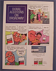 1971 Doral Cigarettes With Doral Auditions On Broadway