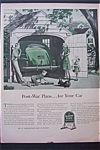 1943 Quaker State Motor Oil With Post War Plans